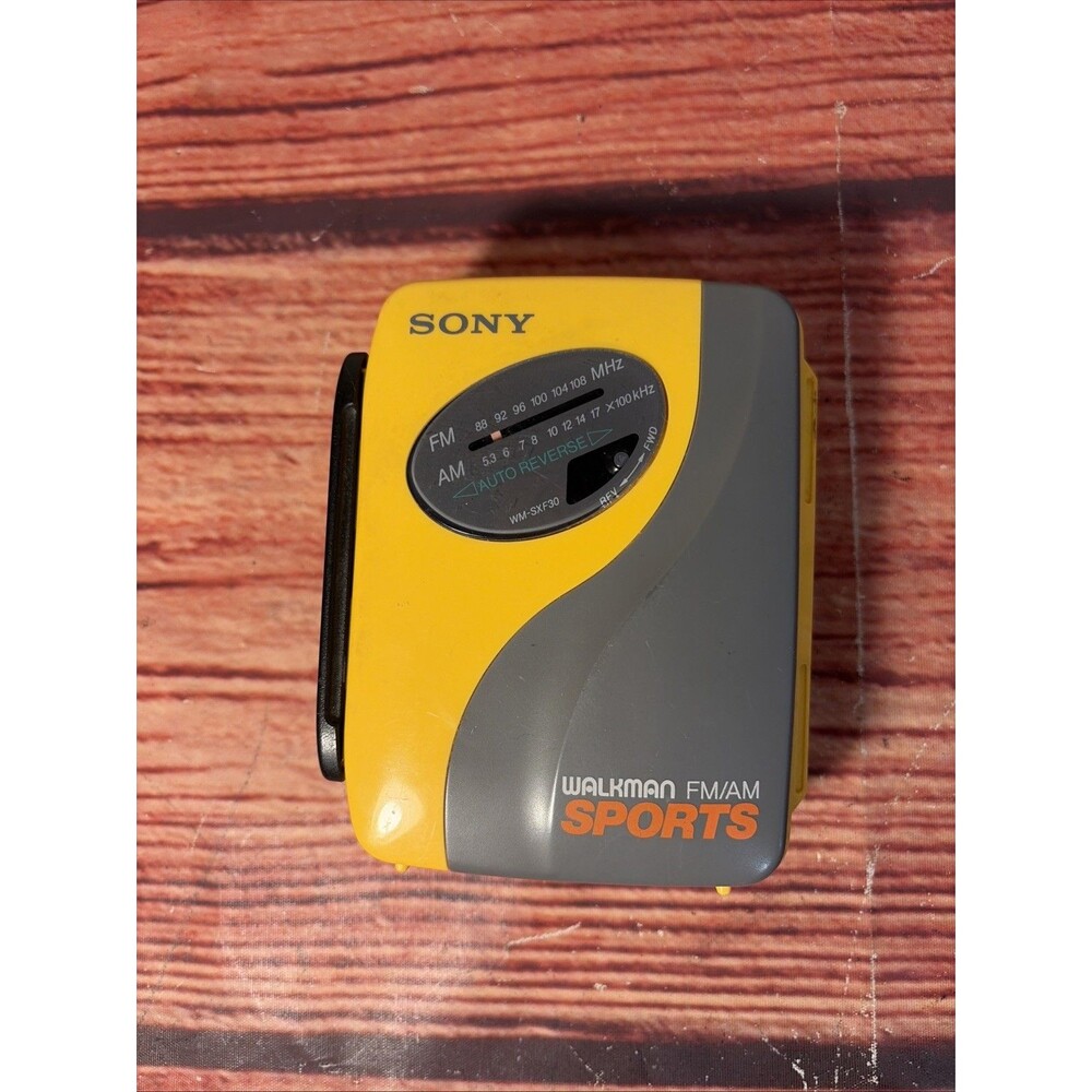 Sony Walkman FM/AM Sports WM-SXF30 Stereo Radio Cassette Player For Parts Repair
